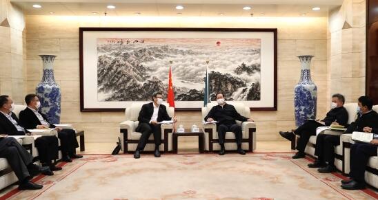 錢智民拜會國家電網黨組書記、董事長毛偉明