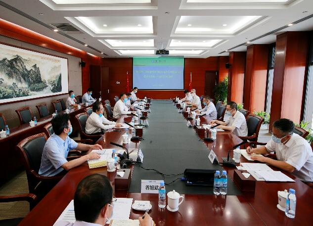 中國能建黨委書記、董事長汪建平會見國華電力董事長宋暢、總經理李巍一行