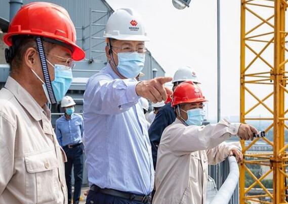 劉國躍、米樹華到國華電力所屬兩電廠調研