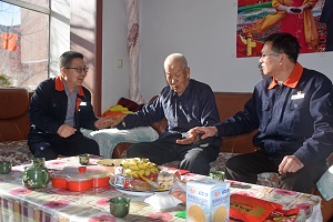 烏蘭察布電業局涼城供電分局節前慰問暖人心