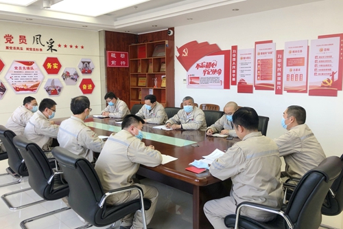 大唐淮北發電廠開展“紅色引擎增動能 專項行動促提升”主題黨日活動