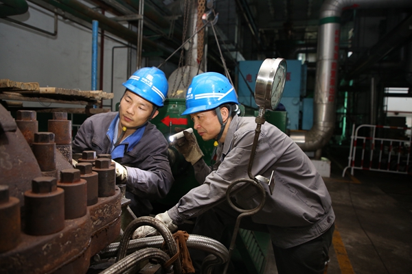 大唐石門發電公司：五一，我在檢修一線！