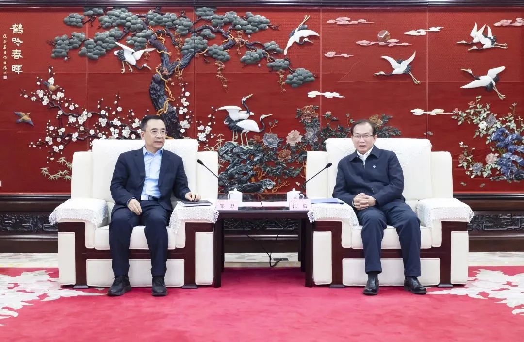鄒磊、劉明勝拜訪中國(guó)華電董事長(zhǎng)江毅、總經(jīng)理葉向東