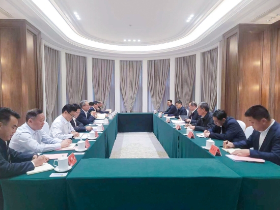 中國電建黨委副書記、總經理王斌與黑龍江省常務副省長王一新舉行會談