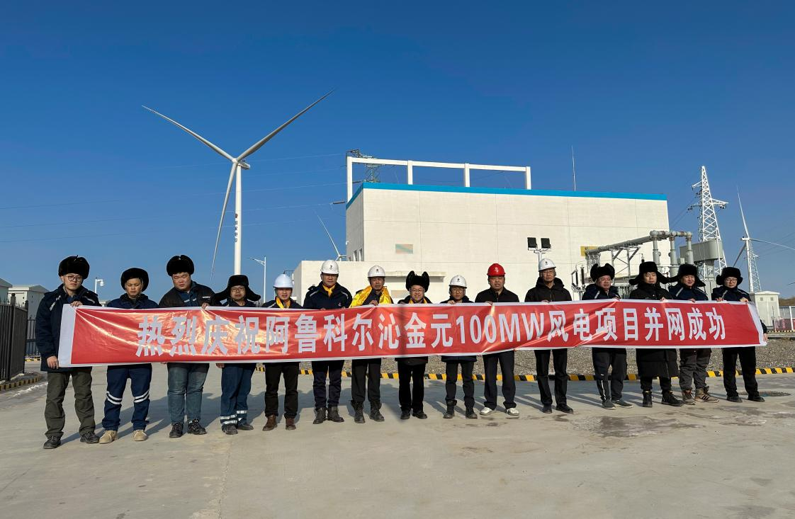 貴州金元目前裝機、單機容量最大的風電項目并網成功