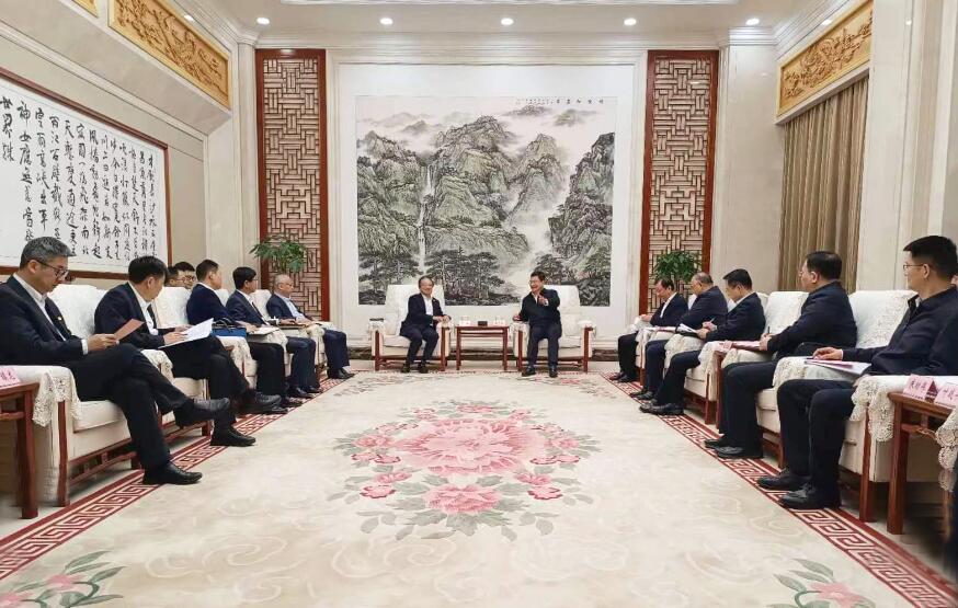 吳云拜會湖北省政府副省長、黨組成員盛閱春