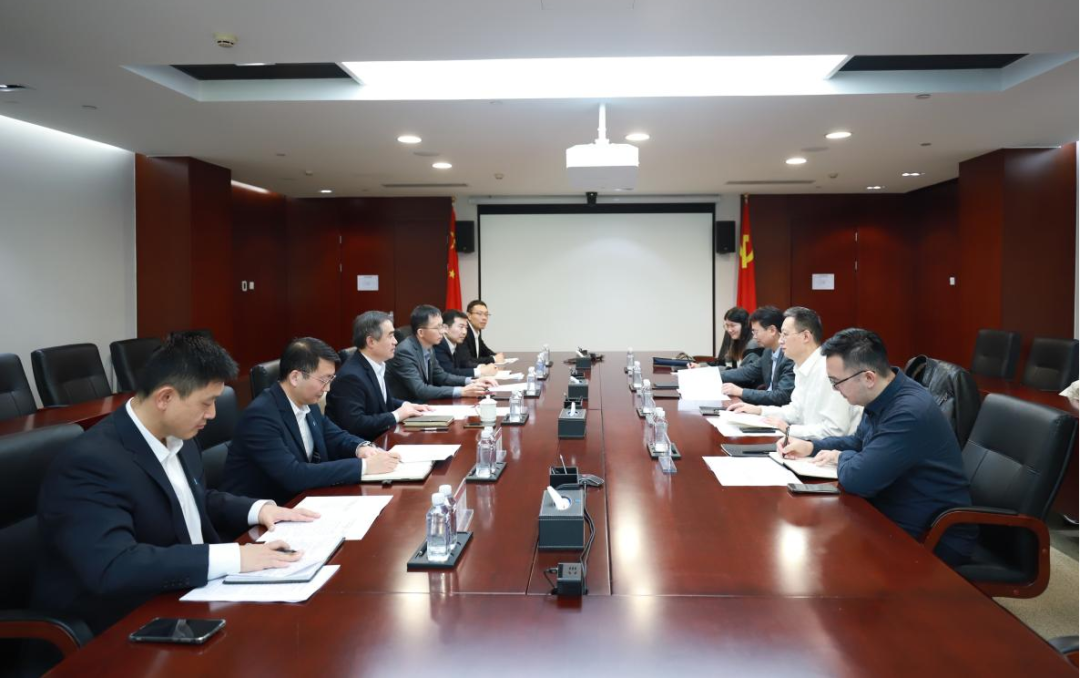 華電物資黨委書記段喜民會見電力規劃設計總院凡鵬飛一行