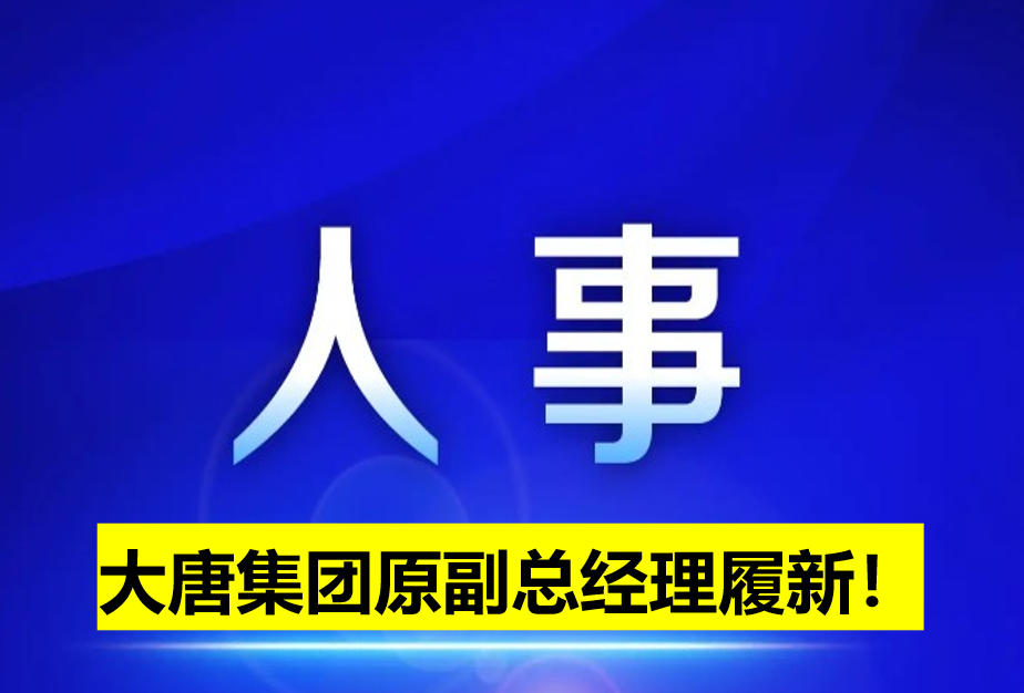 大唐集團原副總經理履新！